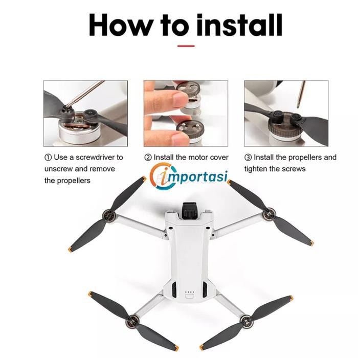 4PCS TUTUP MOTOR COVER FOR DJI MINI 3 / MINI 3 PRO ENGINE PROTECTOR