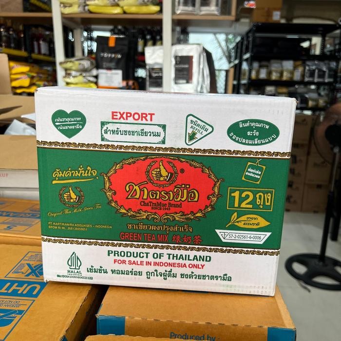 

Thai Tea Greentea Chatramue 200gr Karton - Karton (12pcs)