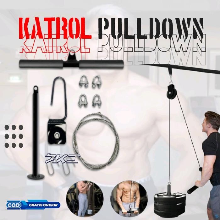 

Pull down Katrol Pulldown catrol Alat Fitness kabel Gym DIY cable Machine
