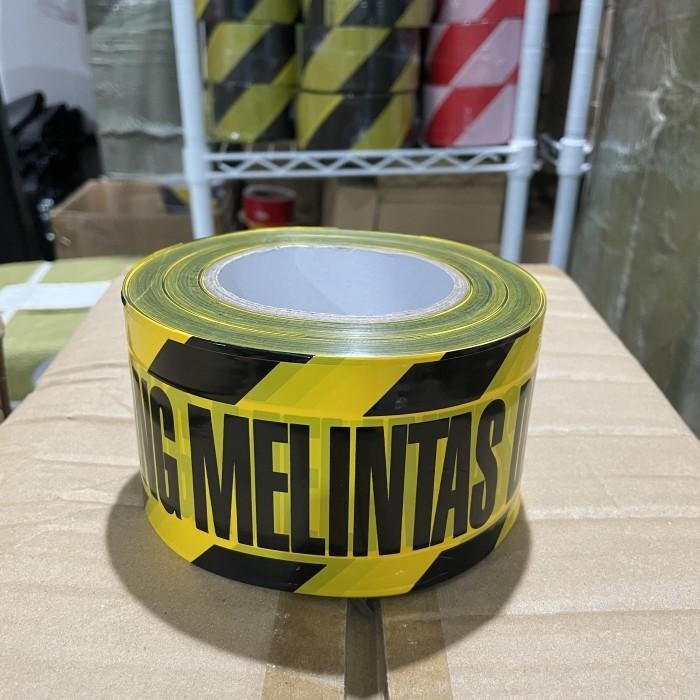 

Barricade Line/Police Line/Safety Line 3"X300M Dilarang Melintas D3V!!