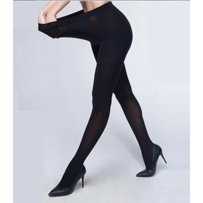 Sorex Underwear - Stocking Legging Stocking Leging Celana Wanita Tebal Pantyhose 480D Hitam Putih