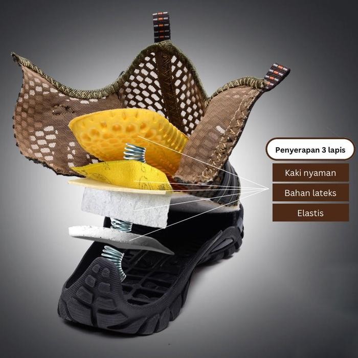 Consina Avtech - Sepatu Gunung Pria Outdoor Waterproof Sepatu Trekking Camping Sepatu Olahraga Cowok