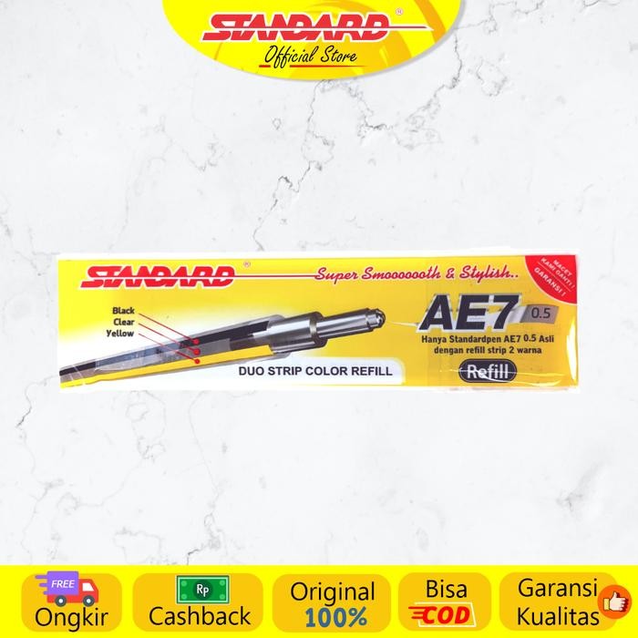

Standard - Refill Pulpen AE7 0.5 Isi 3 Set ( Isi Pulpen / Pena / Ballpoint )