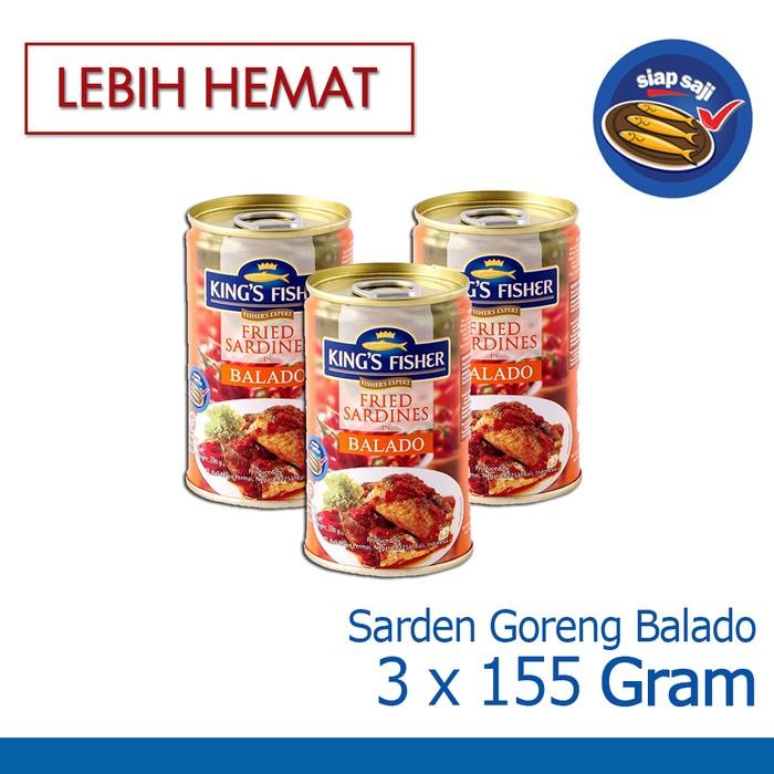 

READY PAKET 2 PCS KING'S FISHER TUNA CANNED HOT SPICY 170G - TUNA KALENG PEDAS