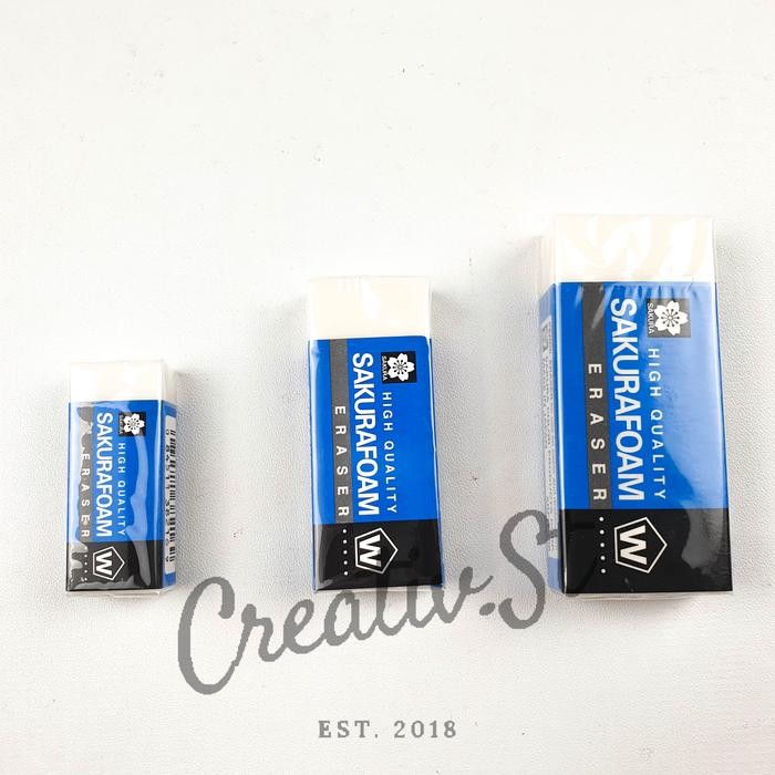 

Sakura Foam Eraser White Penghapus Putih Sakura Foam Setip Jepang