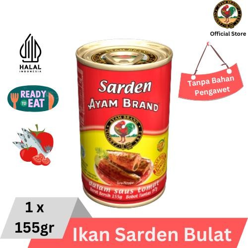 

READY AYAM BRAND SARDEN KALENG SAUS TOMAT BULAT 155G