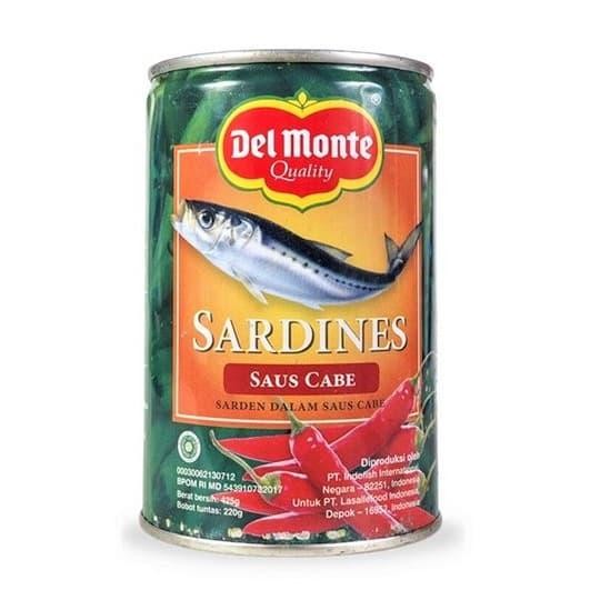 

READY SARDEN DEL MONTE 425GR - KALENG BESAR SARDINES INSTAN SIAP SAJI