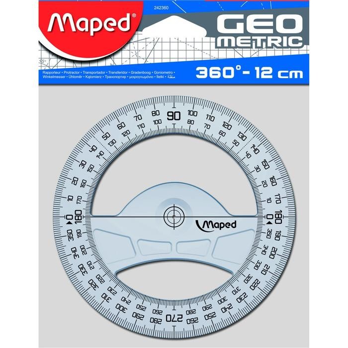

Maped Penggaris Geometric 12 cm - 360 derajat