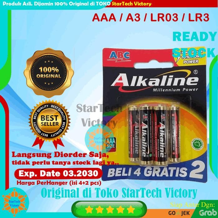 Baterai Aaa A3 Abc Alkaline 1.5V Battery Sale
