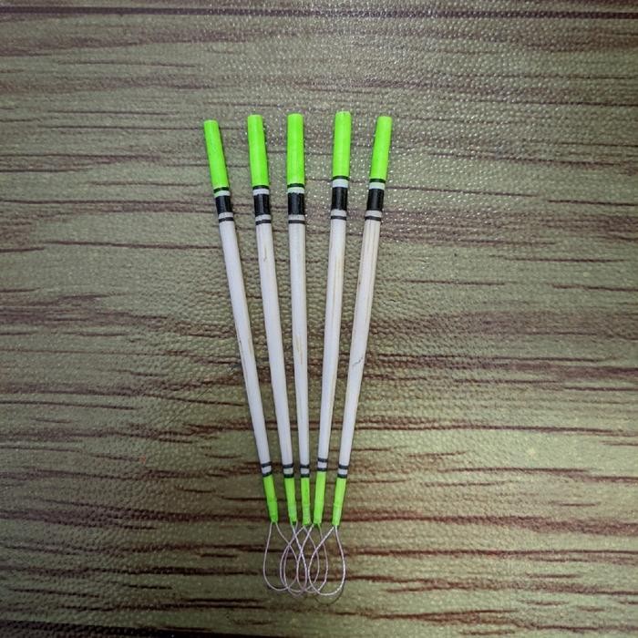 

Pelampung Pancing Ujung Tumpul Super Sensitif dan Ringan Isi 5&10 Pcs Uk 8,9 Cm dari Kayu Pilihan
