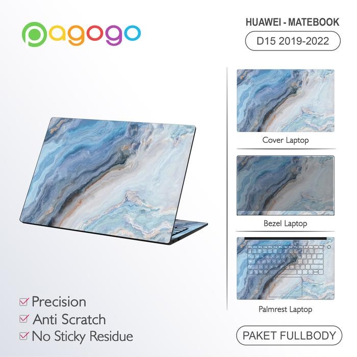 Siap Kirim Garskin Stiker Laptop Huawei Matebook D 15 Inch 2019 2020 2021 2022 Fullbody