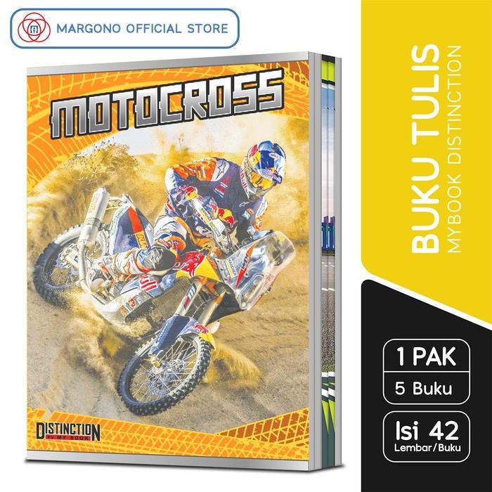 

My Book Distinction Buku Tulis B5 Boxy Super Sport 42 Lembar - 5 Buku Sekolah