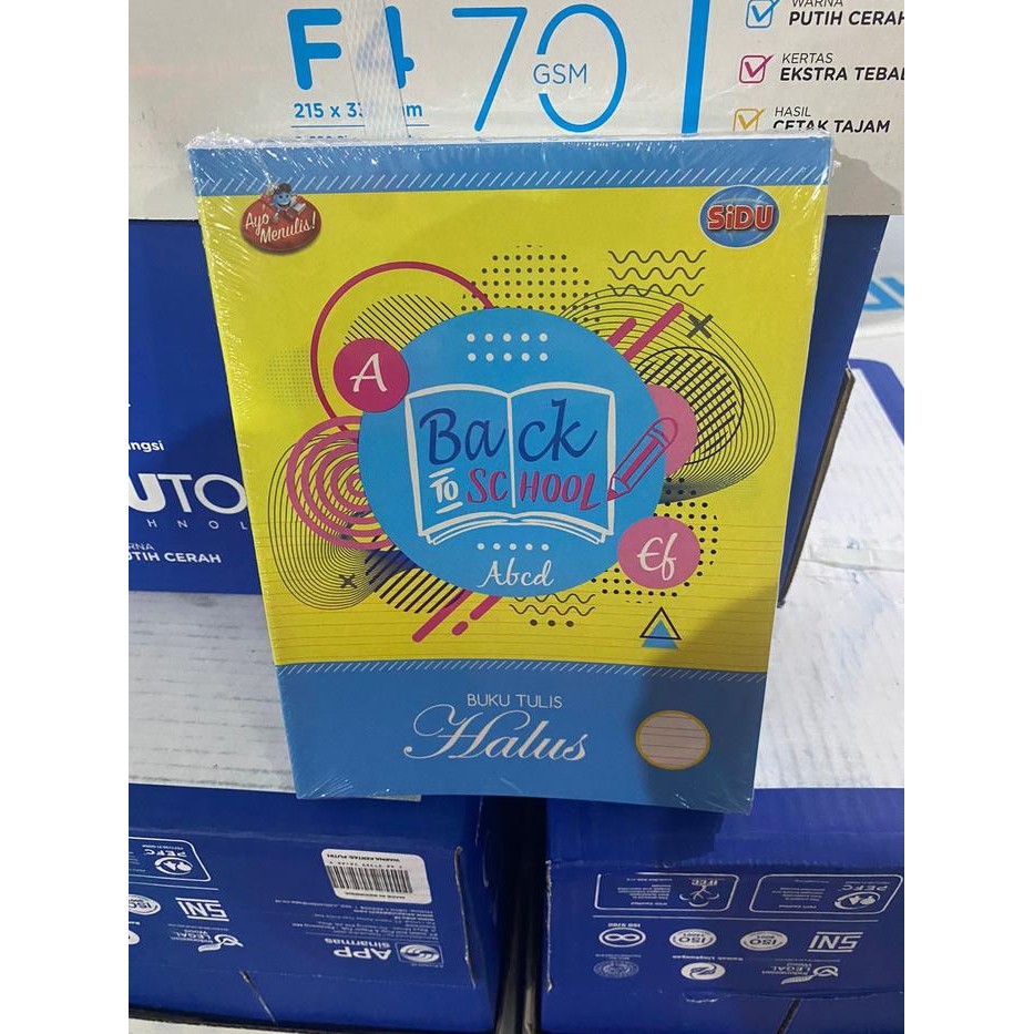 

Buku Tulis TK HALUS SIDU 38 lembar 1 pak (10 buku) / Garis 3