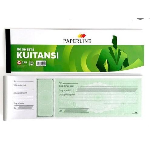 

kwitansi besar paperline isi 50 lembar ecer