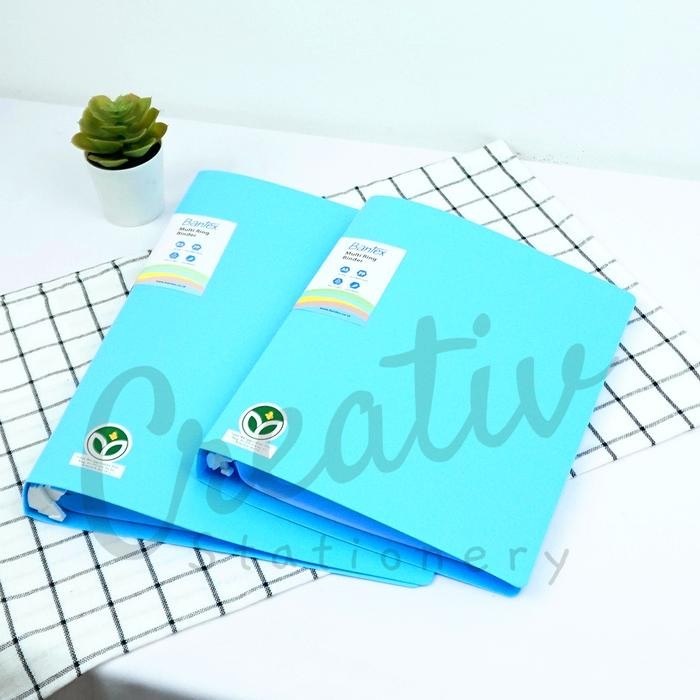 

Bantex New A5 B5 Trendy Multi Ring Binder 20 26 Ring - 3524