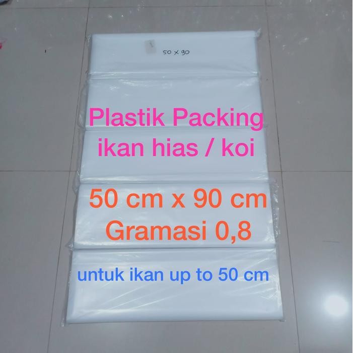 TERSEDIA PLASTIK PE PACKING IKAN HIAS KOI TEBAL KUAT