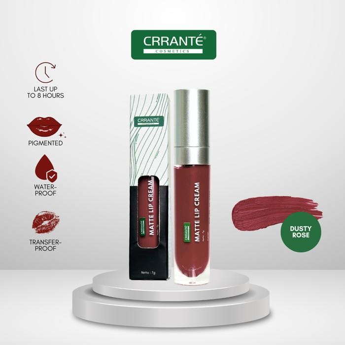 (Allthebest) Crrante Matte Lip Cream New Pewarna Bibir Lipcream Kosmetik