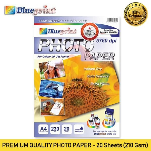 

Blueprint Photo Paper 20 Sheet A4 230 gsm