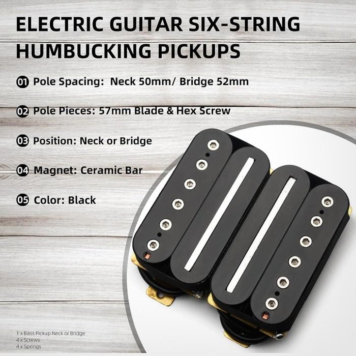 Gitar Pickups model Dimarzio Crunch Lab neck & bridge bonus Treble Bleed Ibanez AZ