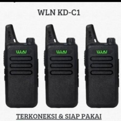 PAKET 3 UNIT WLN KD-C1 KDC1 KD C1 TERKONEKSI 3 UNIT HT WLN KDC1 ORI