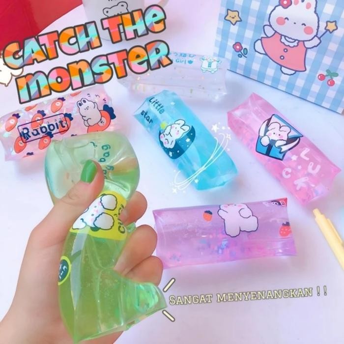 Mainan Anak Moster Jelly/Water Snake Jelly monster Air Squishy-MKS Doll