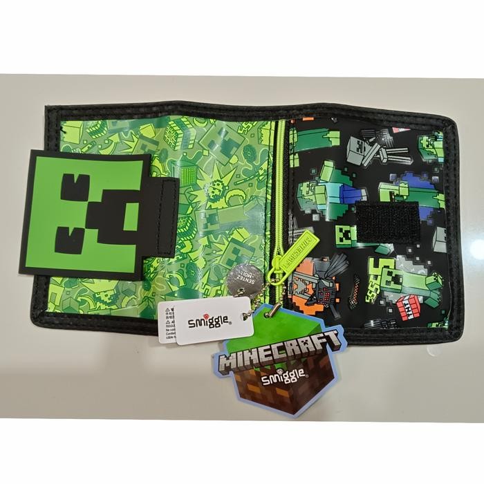 Jual Dompet Smiggle Ori Minecraft / Smiggle Wallet Minecraft/ kado
