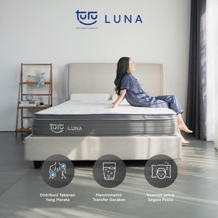 Kasur Busa Premium Turu Luna Plush Top Natural Latex Ukuran 200X200