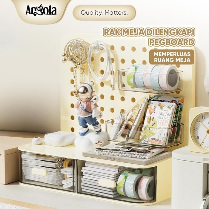 

TP Angola Tempat Pensil Meja Rak Organizer C37 Rak Alat Tulis / Rak Atk