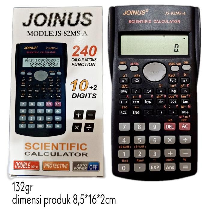 

KALKULATOR SCIENTIFIC JOINUS 82MS-A