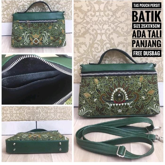 Tas Pouch Batik Persit