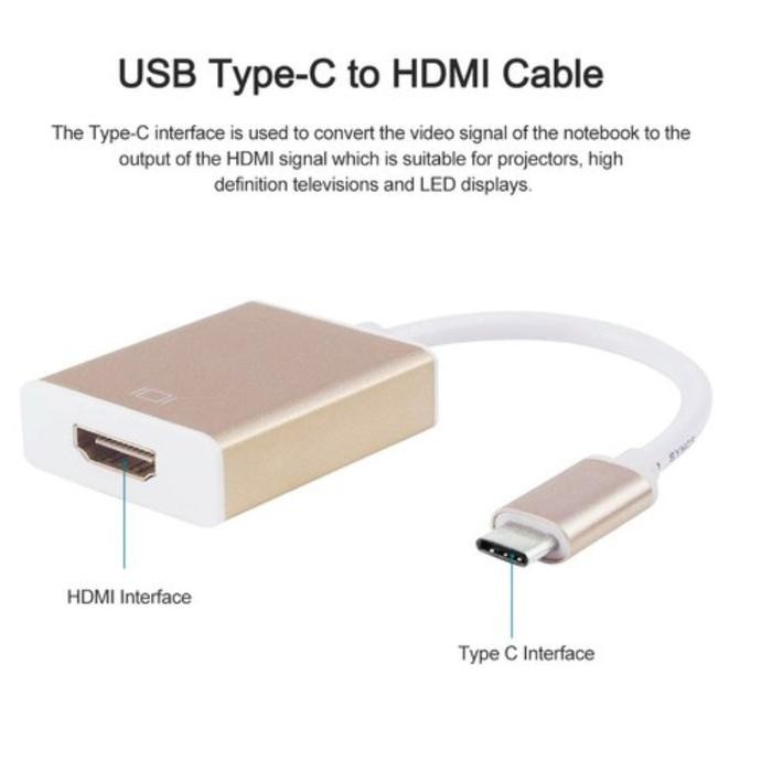 Kabel Usb Type C To Hdmi