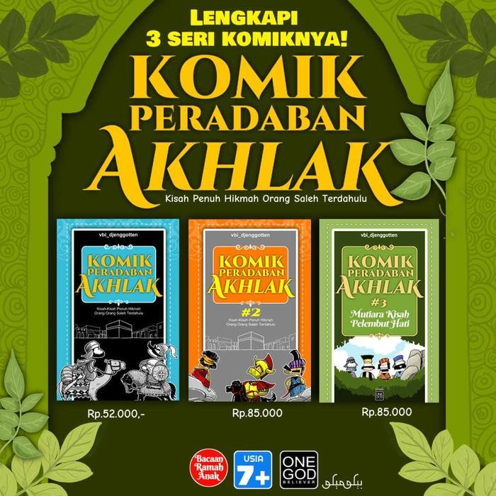 

Komik PERADABAN AKHLAK 3 Jilid 1 2 3 Buku Anak Vbi Veby Djenggoten KPA