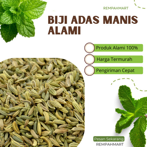 

1kg Biji Adas Manis Wangi / Adas Anise Alami Rempahmart
