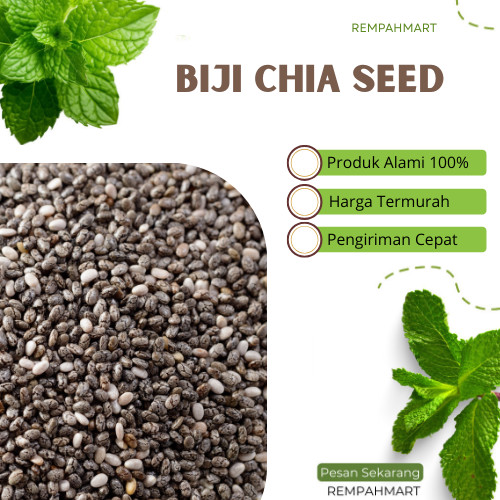 

500g Black Chia Seed Organik / Chia Seed Organik Biji Seed Rempahmart