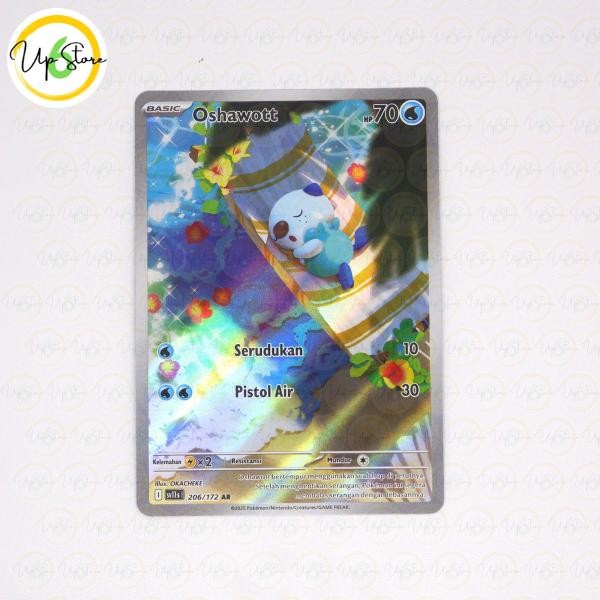 Oshawott (AR) - 206/172 - Hitam & Putih (sv11) - Kartu Pokemon Indonesia