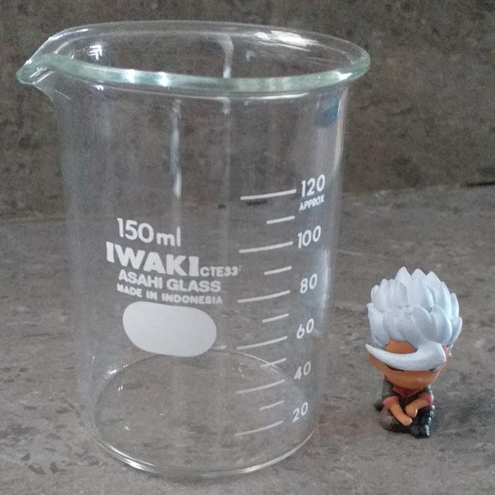BEAKER GLASS GELAS BEAKER GELAS BEKER IWAKI 150 ML