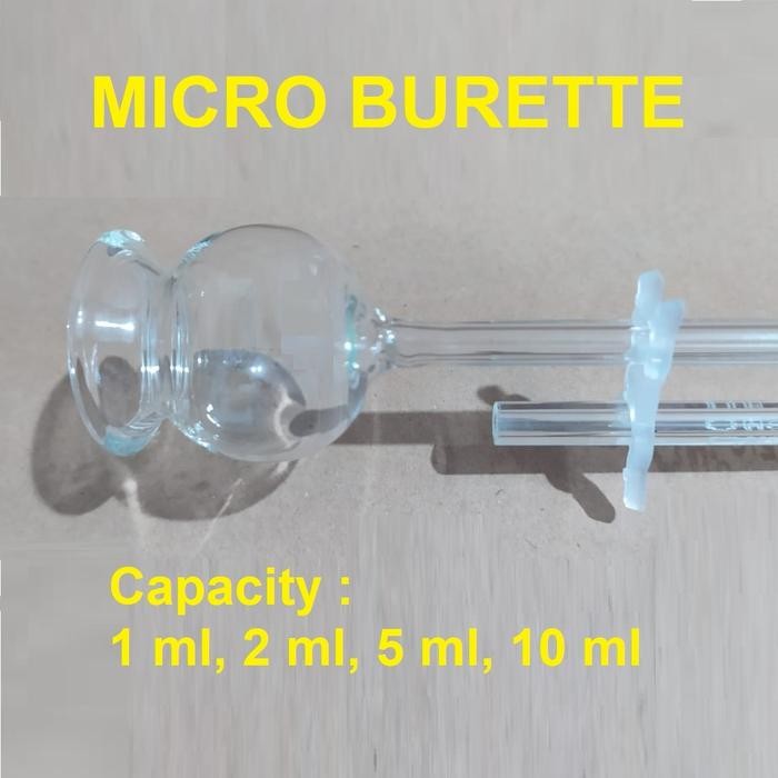 MICRO BURET 1 ML 2 ML 5 ML 10 ML MICROBURET MIKRO BURETTE MIKROBURET
