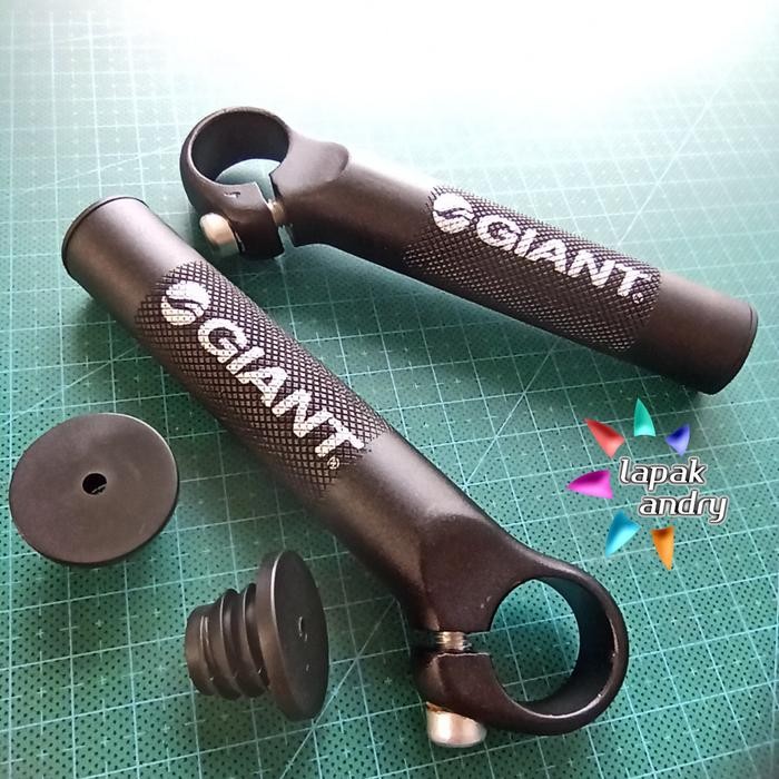 GIANT Tanduk Sepeda Bar End Tambahan Stang Alloy Ringan NOS Vintage