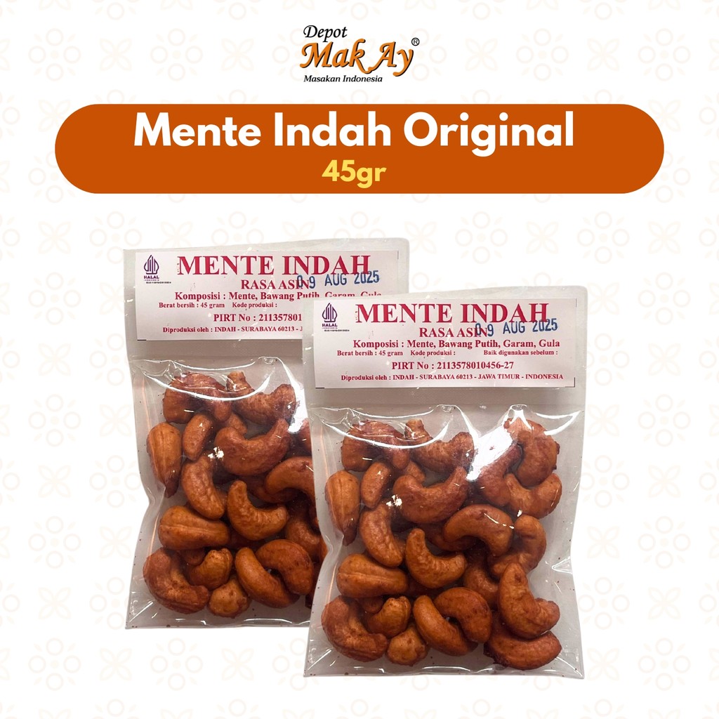 

Mente Indah Original 45gr | Camilan | Jajanan | Surabaya | Snack | Makanan | Kuliner | Enak | Nyemil