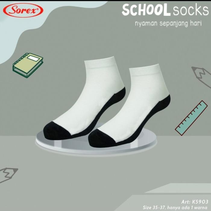 (Allthebest) Kaos kaki anak sekolah pelajar Sorex K 5901 - 5905