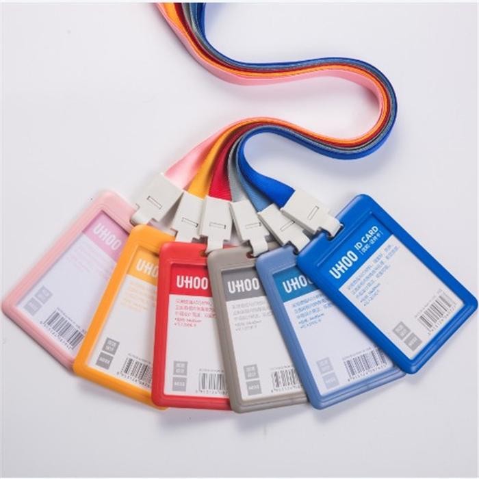 

Baru Tempat Kartu Unik Motif Polos - ID Card Holder Kartu MRT Lux 16th