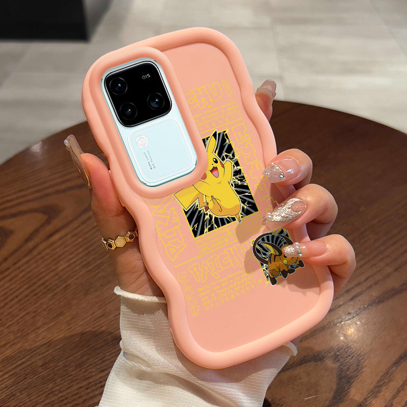 Casing Untuk VIVO V30 5G V30 Pro 5G Case Casing pola Peri Kesing HP Cesing lunak Kasing Macaron Sili