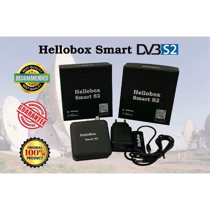 HelloBox Smart S2 DVB-S2 nonton siaran parabola via HP