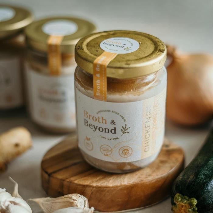 

ORGANIC CHICKEN BONE BROTH - 10 JARS / KALDU TULANG AYAM ORGANIK