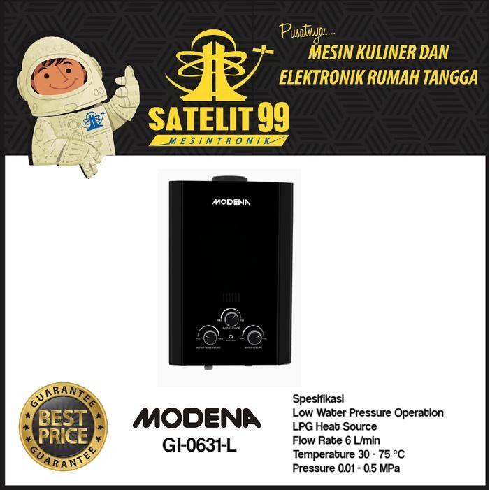 WATER HEATER GAS MODENA GI-0631-L