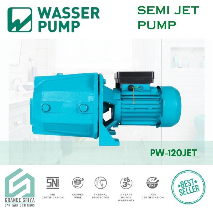 Wasser Semi Jet Pump Pompa Air PW-120JET PW 120 JET