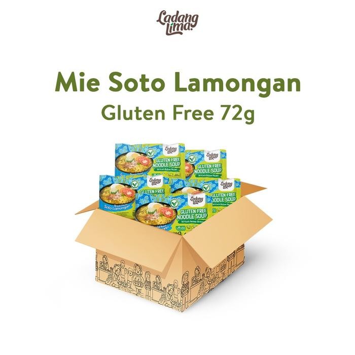

1 Karton - Mie Rasa Soto Lamongan - Mie Gluten Free Ladang Lima