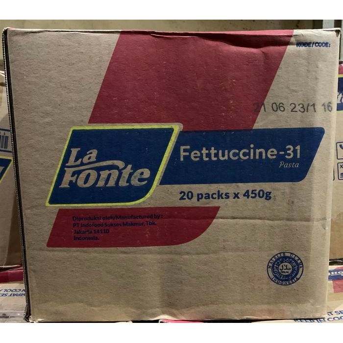 

Lafonte Fettucini 450gr 1 Dus isi 20 packs