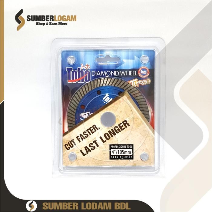 Diamond Wheel Toho Turbo / Mata Potong Keramik Granit 4" Turbo TOHO