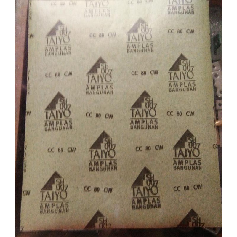 Amplas Bangunan Taiyo besi dan kayu